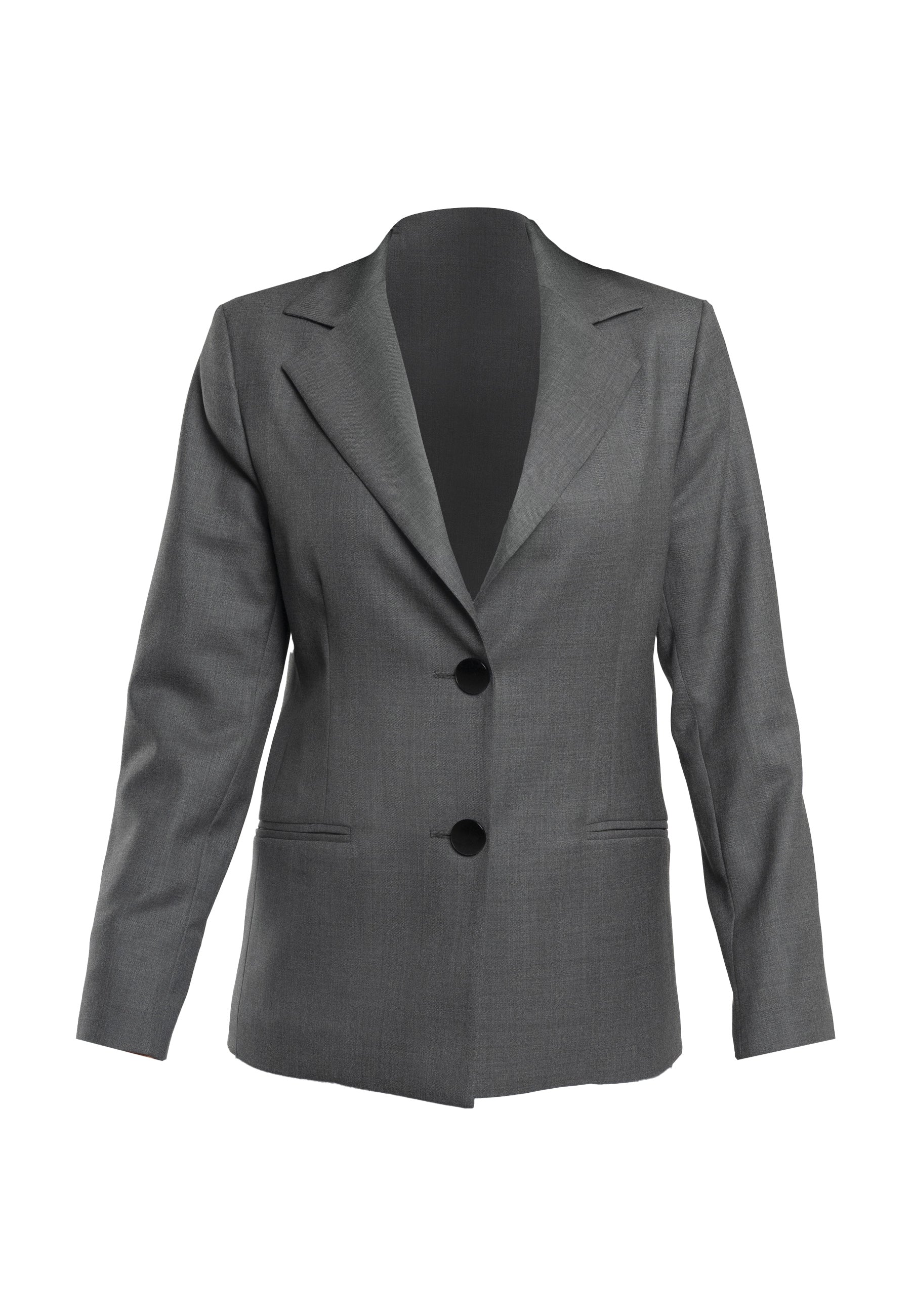 light grey blazer, slim fit blazer, women's wool blazer, italian wool blazer, professional women's blazer, designer blazer 