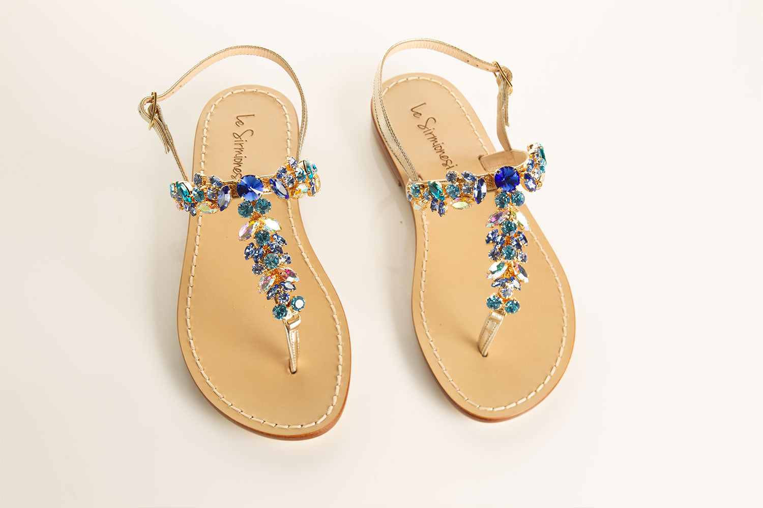 Swarovski sandals discount flats