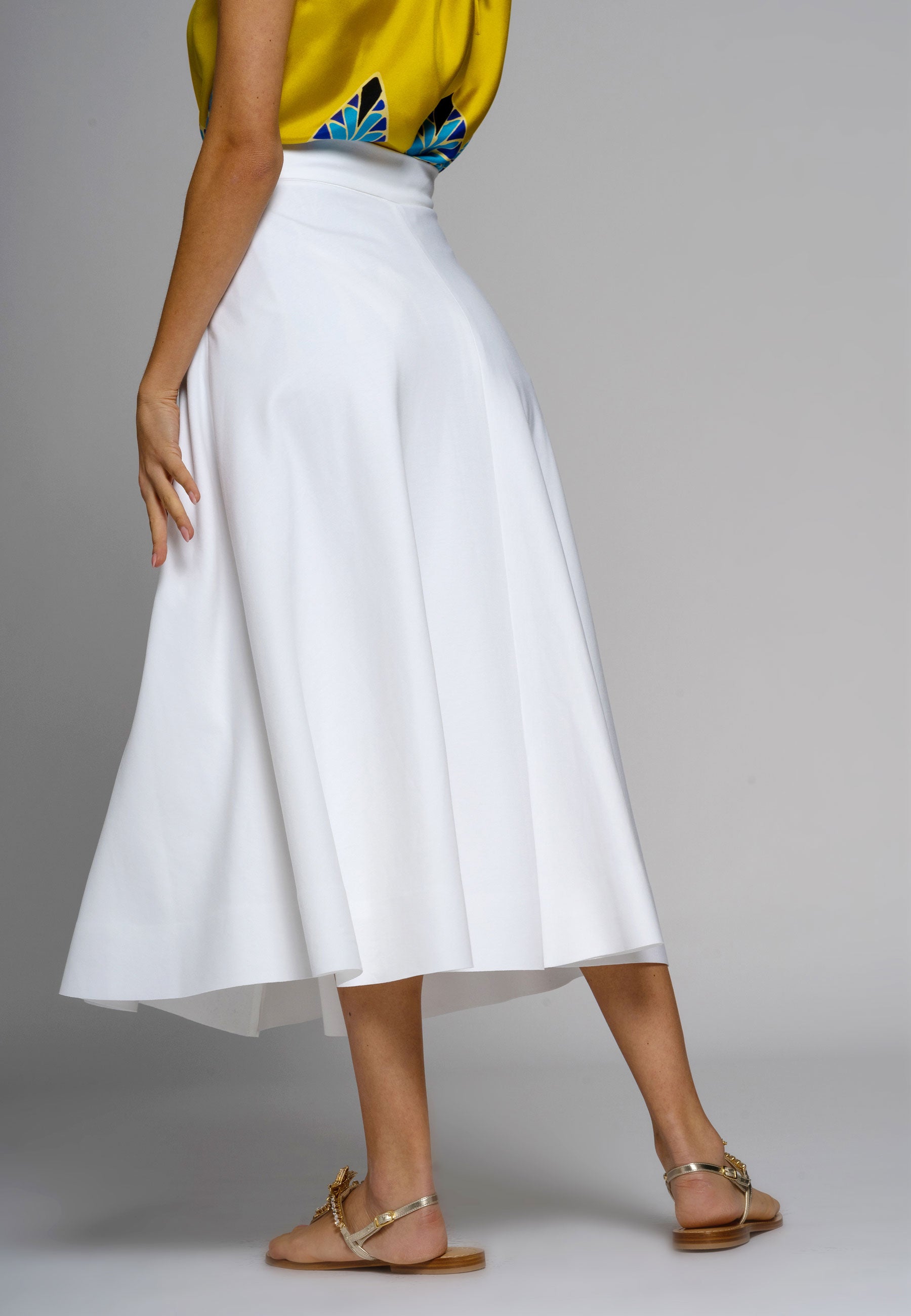 White midi 2025 skirt 6.5